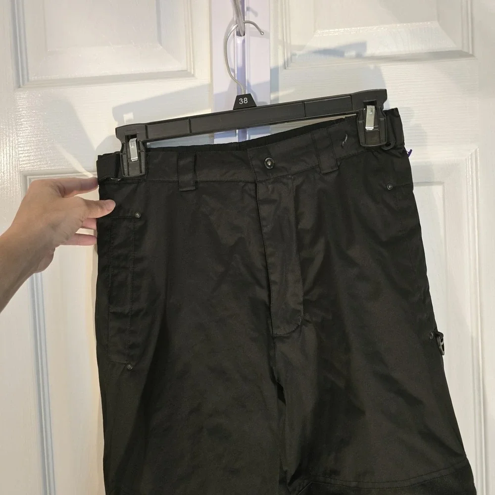 Protection System‎ Snow Pants Kids Size 10/12 Black Adjustable Waist